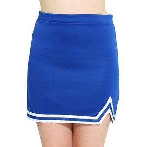 NEW Danzcue Girl A-Line Cheerleading Skirt Blue Sizes XS to Large